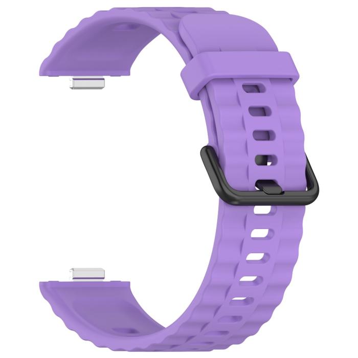 Bild 2,  Huawei Watch Fit 4 Pro / 4 / 3 Armband Silikon Lila - Teknikhallen.se