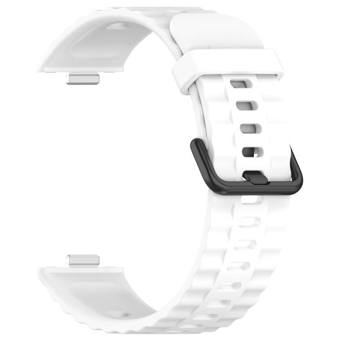 Bild 2,  Huawei Watch Fit 4 Pro / 4 / 3 Armband Silikon Vit - Teknikhallen.se