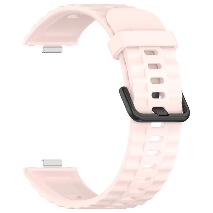 Bild 2,  Huawei Watch Fit 4 Pro / 4 / 3 Armband Silikon Ljus Rosa - Teknikhallen.se