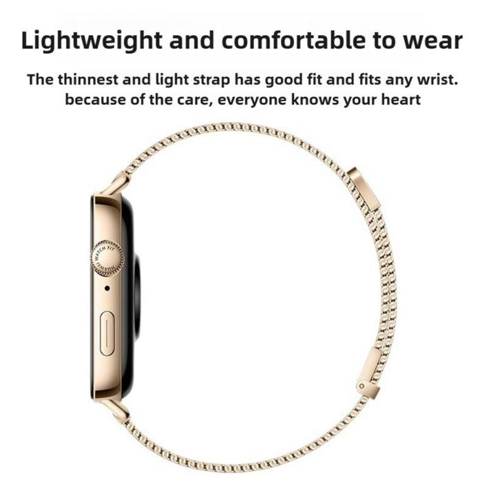 Bild 4,  Huawei Watch Fit 4 Pro / 4 / 3 Klockarmband Milanese Svart - Teknikhallen.se
