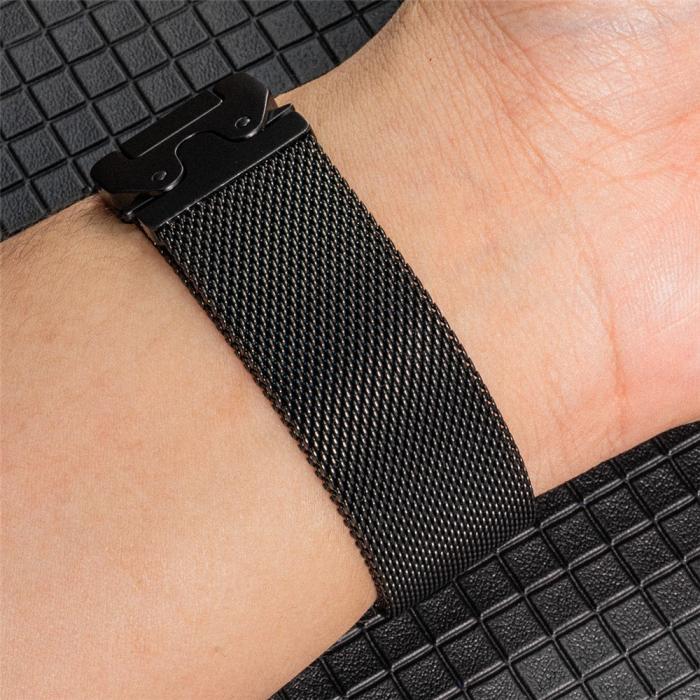 Bild 4,  Galaxy Watch Ultra 47 mm Armband Milanese Svart - Teknikhallen.se