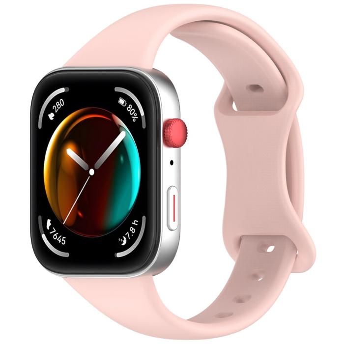Bild 2, KALEBOL KALEBOL Huawei Watch Fit 4 Pro/4/3 Armband Silikon Rosa - Teknikhallen.se