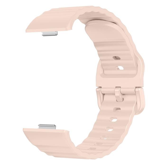 Bild 2, KALEBOL KALEBOL Huawei Watch Fit 4 Pro/4/3 Armband Wave Silikon Rosa - Teknikhallen.se