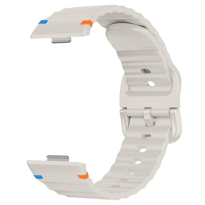 Bild 3,  Huawei Watch Fit 4 Pro / 4 / 3 Klockarmband Wave Silikon Starlight - Teknikhallen.se