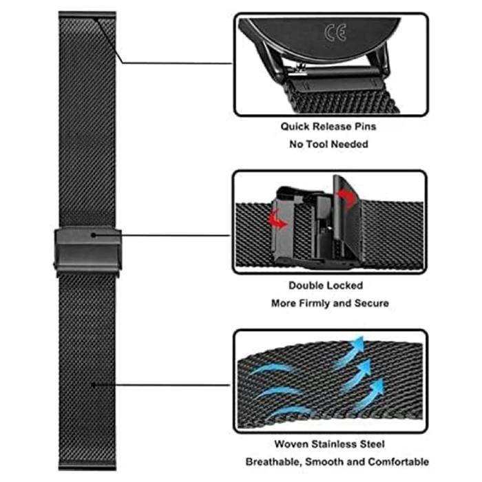 Bild 2,  Garmin Venu X1 Klockarmband Milanese Guld - Teknikhallen.se