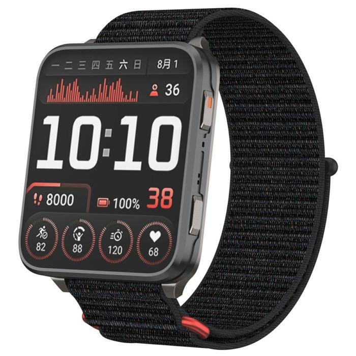 Bild 2,  Garmin Venu X1 Armband Nylon Loop Svart - Teknikhallen.se