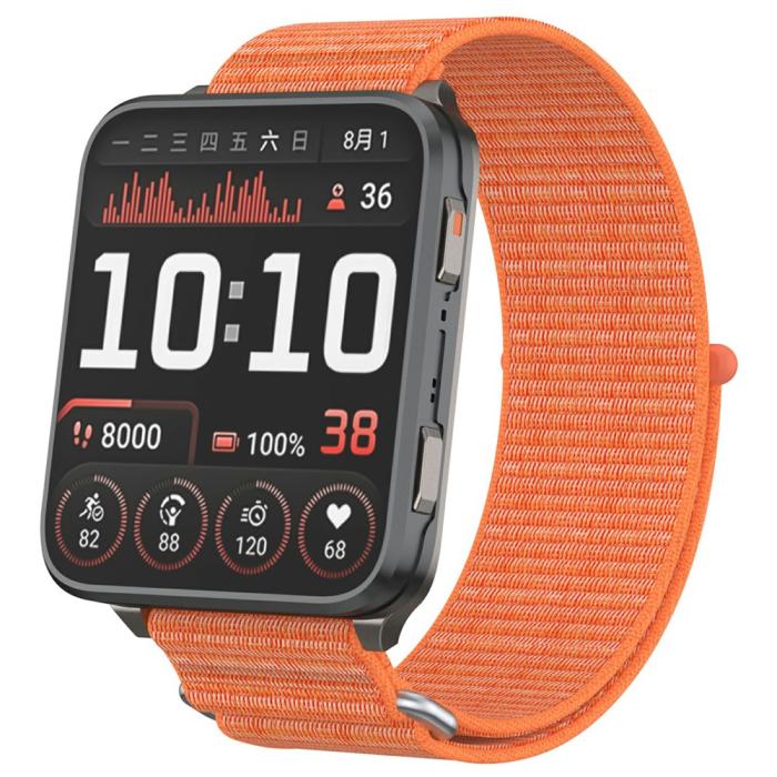Bild 2,  Garmin Venu X1 Armband Nylon Loop Orange - Teknikhallen.se