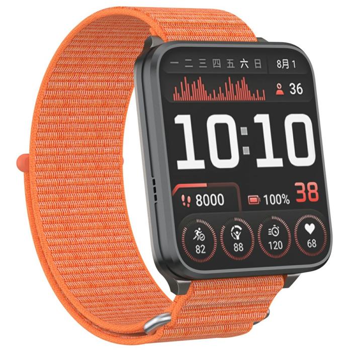 Bild 3,  Garmin Venu X1 Armband Nylon Loop Orange - Teknikhallen.se
