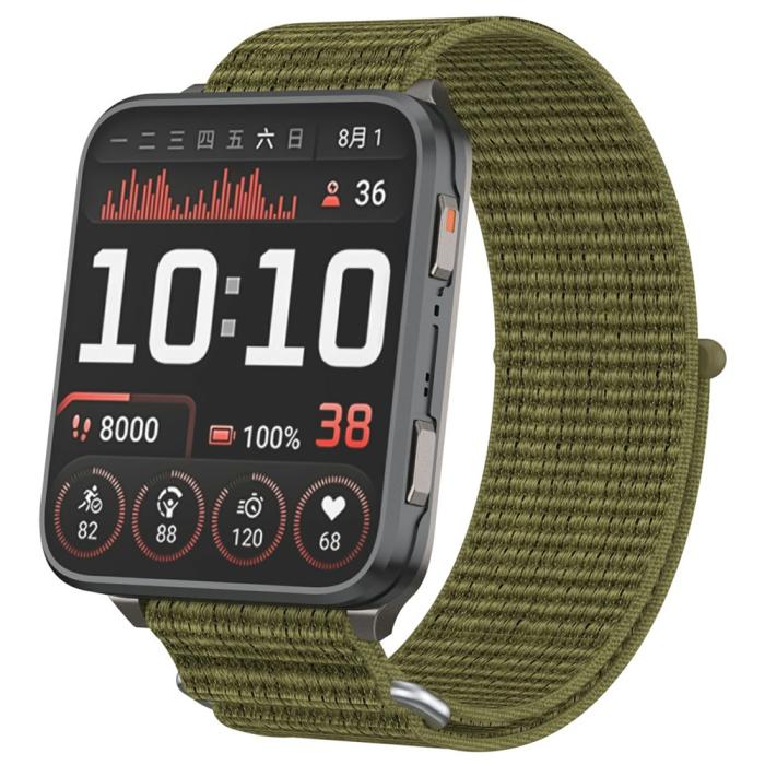 Bild 2,  Garmin Venu X1 Armband Nylon Loop Oliv Grön - Teknikhallen.se