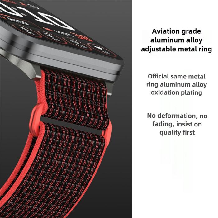 Bild 6,  Garmin Venu X1 Armband Nylon Loop Oliv Grön - Teknikhallen.se