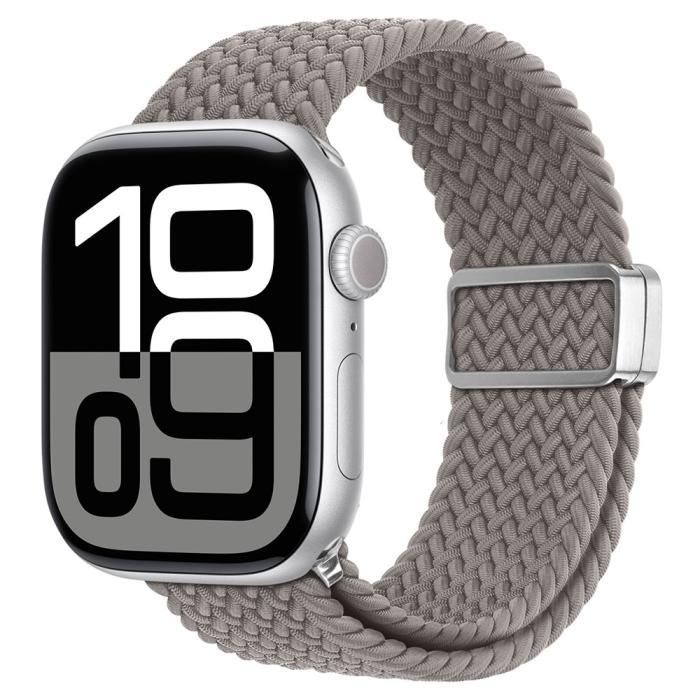 Bild 3, DUX DUCIS DUX DUCIS Apple Watch 38/40/41/42 mm Armband Flätat Grå - Teknikhallen.se