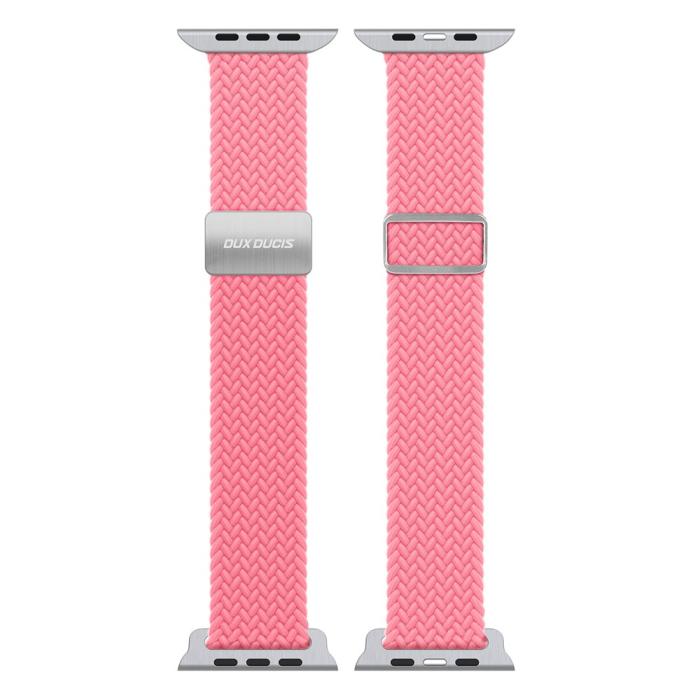 Bild 2, DUX DUCIS DUX DUCIS Apple Watch 38/40/41/42 mm Armband Flätat Rosa - Teknikhallen.se