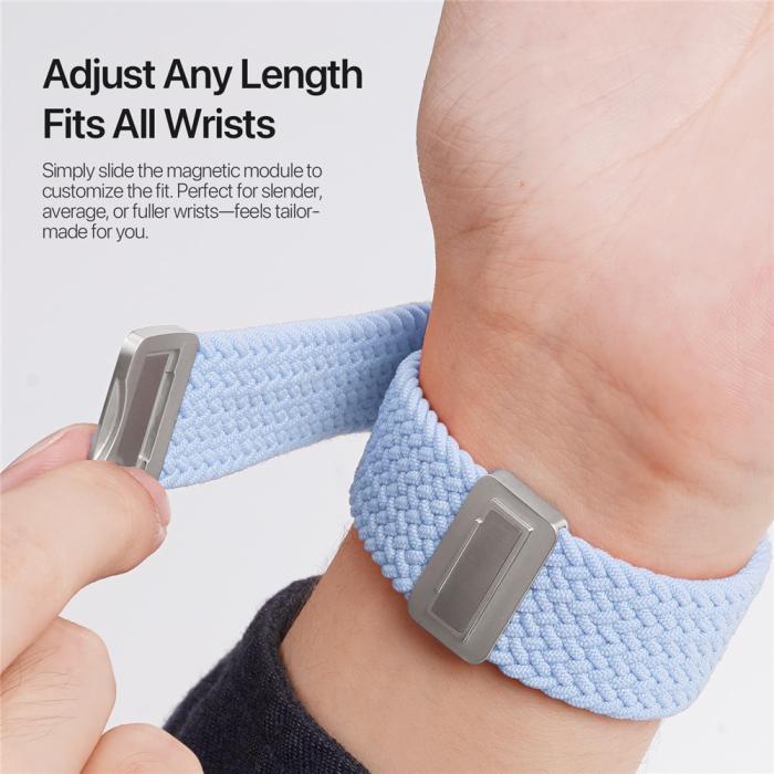 Bild 5, DUX DUCIS DUX DUCIS Apple Watch 38/40/41/42 mm Armband Flätat Blå - Teknikhallen.se