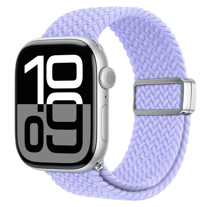 Bild 3, DUX DUCIS DUX DUCIS Apple Watch 38/40/41/42 mm Armband Flätat Lila - Teknikhallen.se