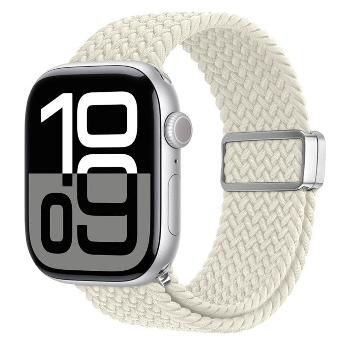 Bild 3, DUX DUCIS DUX DUCIS Apple Watch 38/40/41/42 mm Armband Flätat Starlight - Teknikhallen.se