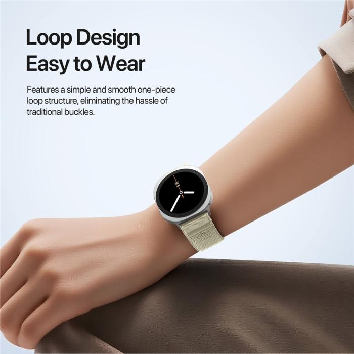 Bild 5, DUX DUCIS DUX DUCIS Galaxy Watch 8 46/44/40 mm Armband Nylon Loop - Teknikhallen.se