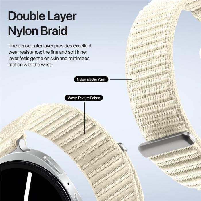 Bild 6, DUX DUCIS DUX DUCIS Galaxy Watch 8 46/44/40 mm Armband Nylon Loop - Teknikhallen.se