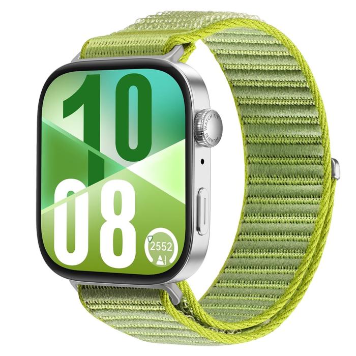 Bild 3, DUX DUCIS DUX DUCIS Huawei Watch Fit 4 Pro/4/3 Armband Nylon Loop Grön - Teknikhallen.se