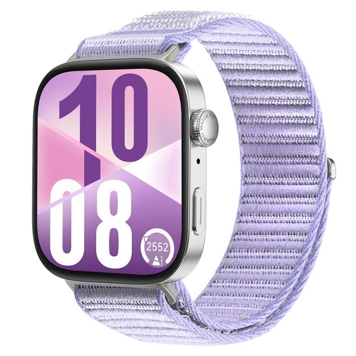 Bild 3, DUX DUCIS DUX DUCIS Huawei Watch Fit 4 Pro/4/3 Armband Nylon Loop Lila - Teknikhallen.se