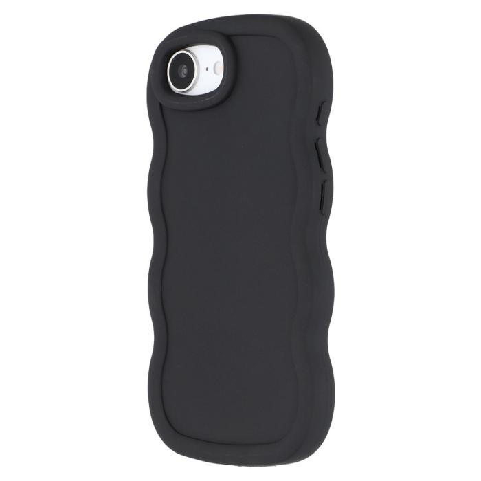 Bild 4,  iPhone 17e / 16e Mobilskal Wavy Svart - Teknikhallen.se