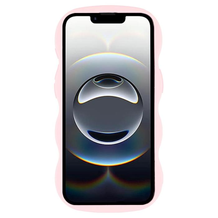 Bild 2,  iPhone 17e / 16e Mobilskal Wavy Ljus Rosa - Teknikhallen.se