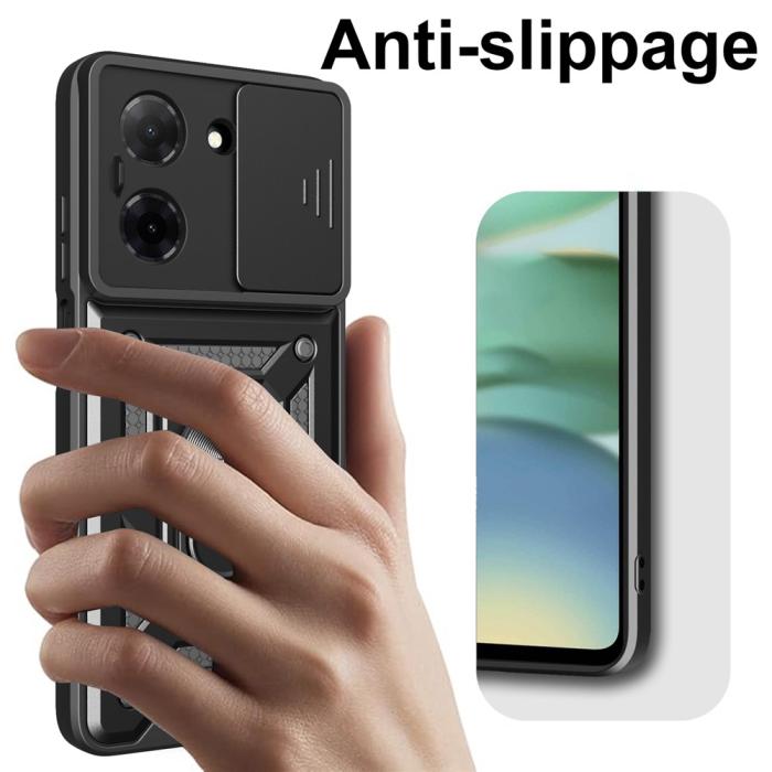 Bild 5,  Xiaomi Redmi A5 Skal CamShield Hybrid Ring Svart - Teknikhallen.se