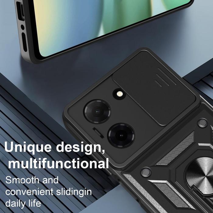 Bild 6,  Xiaomi Redmi A5 Skal CamShield Hybrid Ring Svart - Teknikhallen.se
