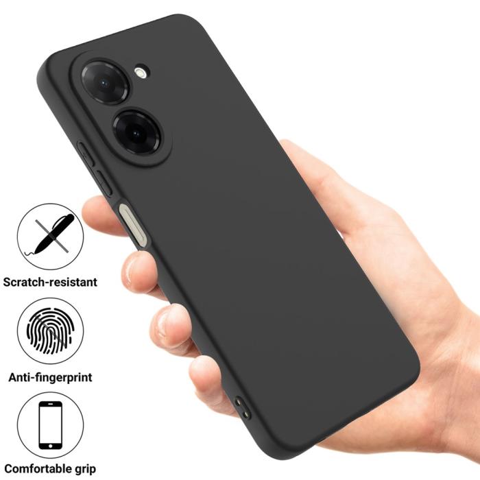 Bild 2,  Xiaomi Redmi A5 Skal Liquid Silikon Svart - Teknikhallen.se
