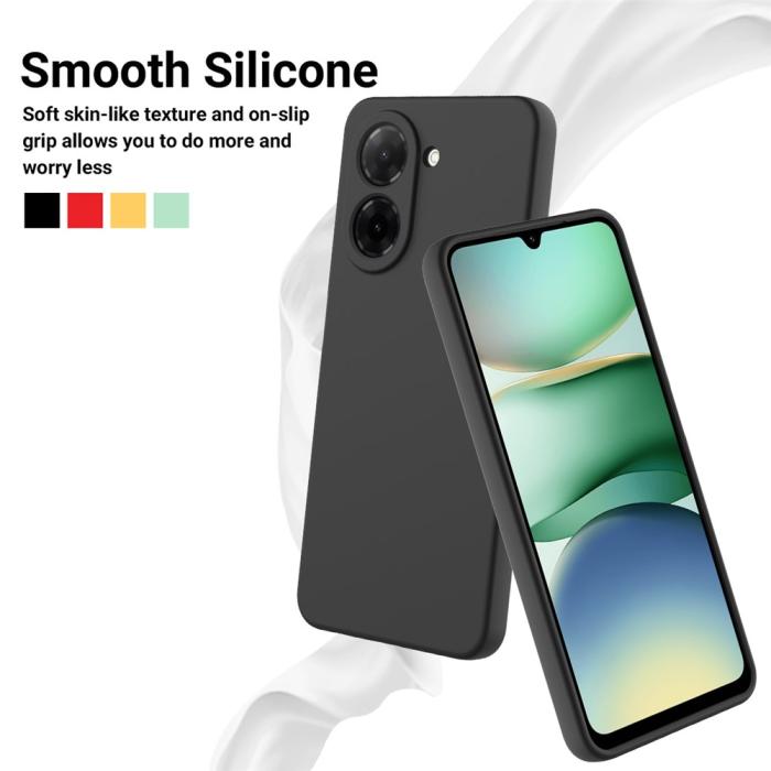 Bild 3,  Xiaomi Redmi A5 Skal Liquid Silikon Svart - Teknikhallen.se