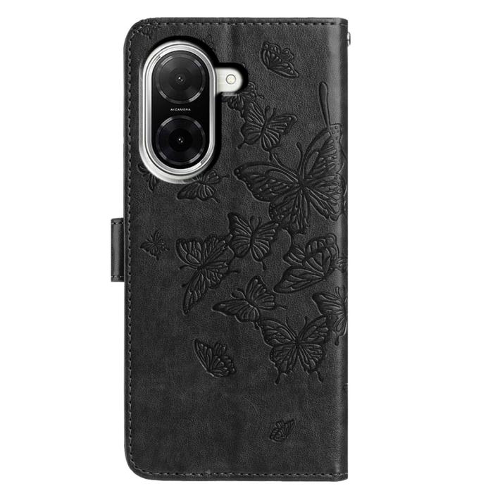 Bild 5,  Xiaomi Redmi A5 Fodral Med Fjäril Tryck Svart - Teknikhallen.se