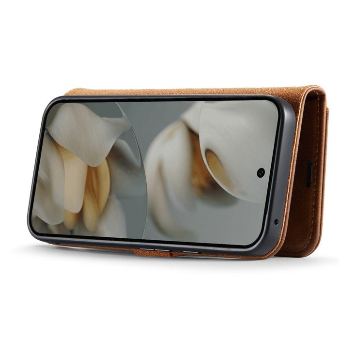 Bild 3, DG.MING DG.MING Google Pixel 10 Pro XL 2in1 Magnet Fodral / Skal Brun - Teknikhallen.se