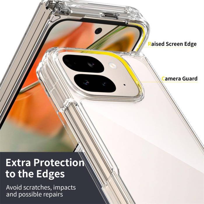Bild 4,  Google Pixel 10 Pro Fold Skal Hybrid Transparent - Teknikhallen.se