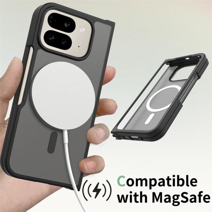 Bild 4,  Google Pixel 10 Pro Fold Skal MagSafe Hybrid Skin Touch Svart - Teknikhallen.se