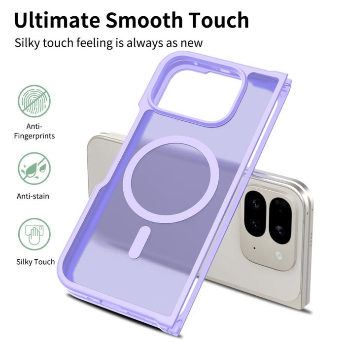 Bild 2,  Google Pixel 10 Pro Fold Skal MagSafe Hybrid Skin Touch Lila - Teknikhallen.se