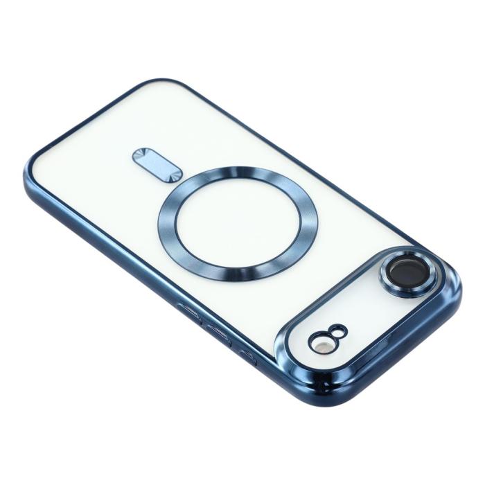 Bild 5,  iPhone Air Skal MagSafe Electroplated TPU Blå - Teknikhallen.se