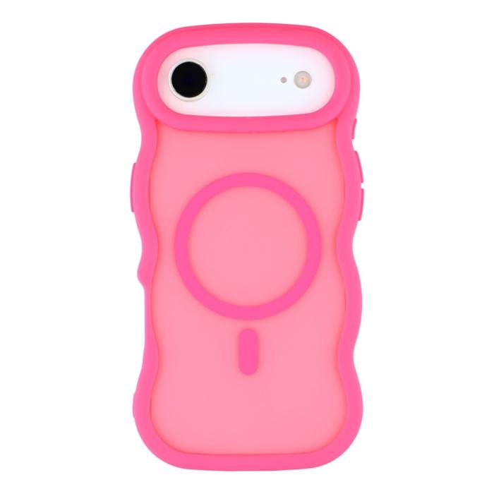 Bild 3,  iPhone Air Skal MagSafe Wavy Matt Rosa - Teknikhallen.se
