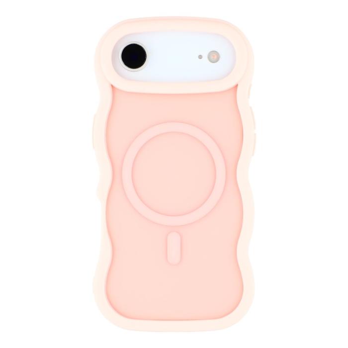 Bild 3,  iPhone Air Skal MagSafe Wavy Matt Ljus Rosa - Teknikhallen.se