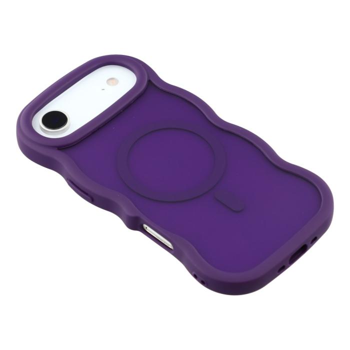 Bild 4,  iPhone Air Skal MagSafe Wavy Matt Lila - Teknikhallen.se
