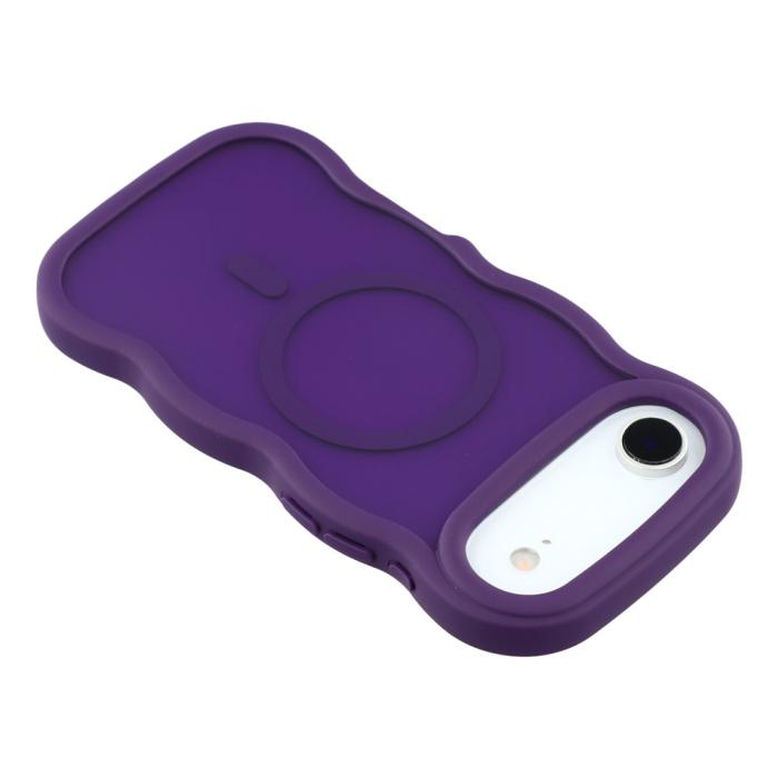 Bild 5,  iPhone Air Skal MagSafe Wavy Matt Lila - Teknikhallen.se