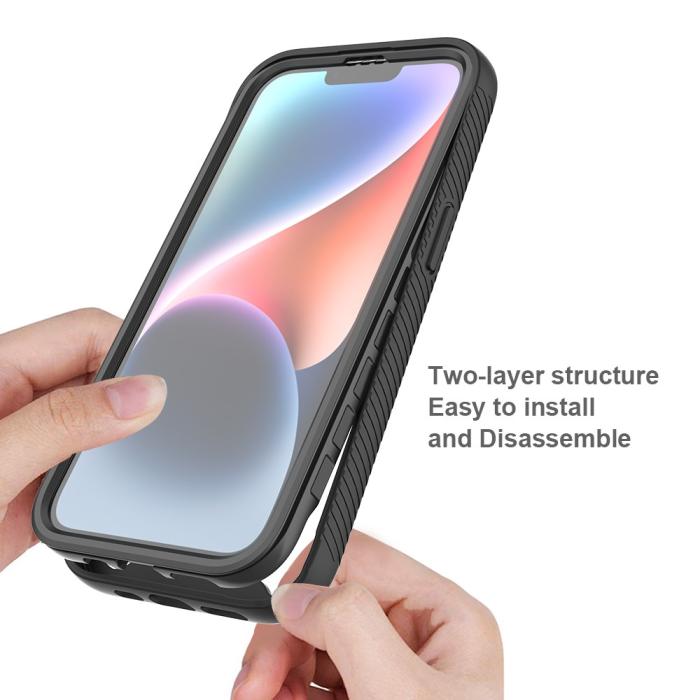 Bild 2,  iPhone 17e / 16e Skal 360 Hybrid Defense Svart - Teknikhallen.se