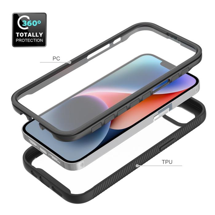 Bild 4,  iPhone 17e / 16e Skal 360 Hybrid Defense Svart - Teknikhallen.se