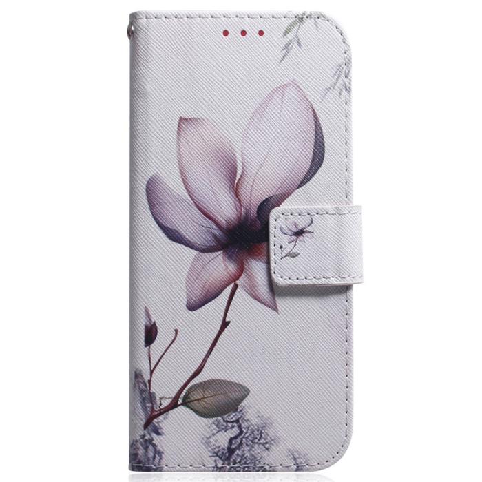Bild 6,  Xiaomi Redmi 15C Fodral Med Tryck Rosa Blomma - Teknikhallen.se