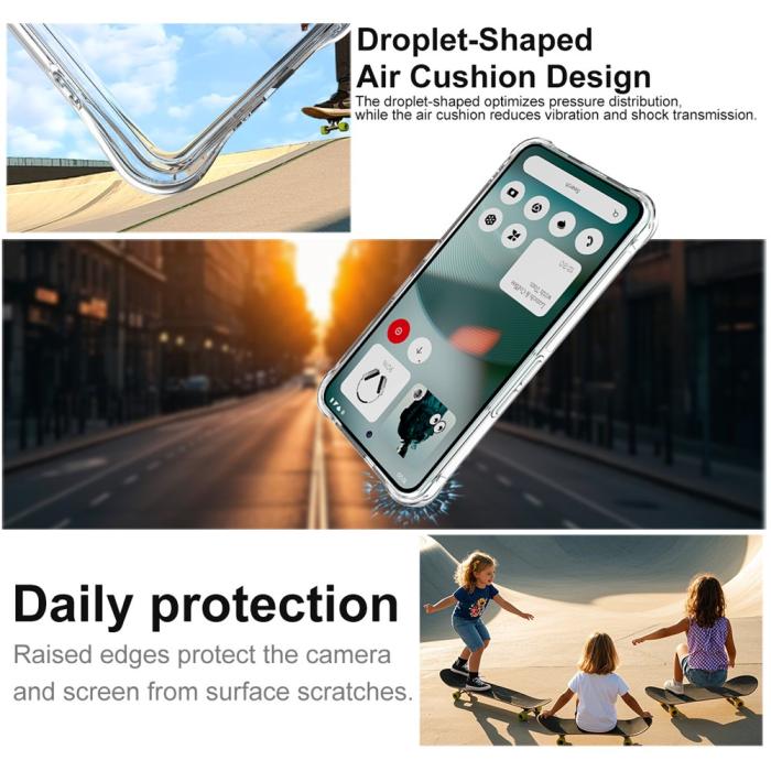 Bild 5, IMAK IMAK Nothing Phone 3 Skal Airbag Shockproof Transparent - Teknikhallen.se