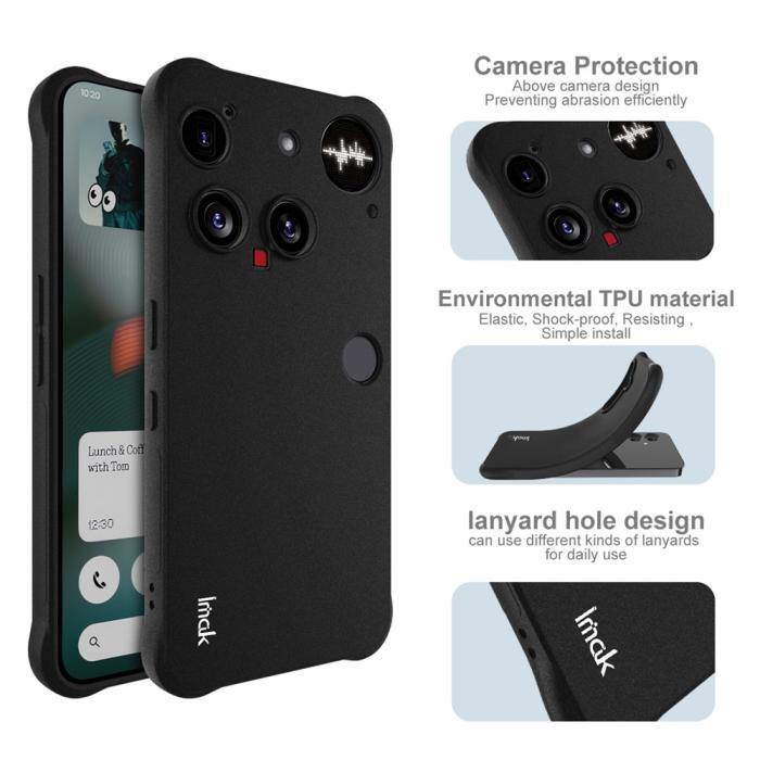 Bild 3, IMAK IMAK Nothing Phone 3 Skal Airbag Shockproof Svart - Teknikhallen.se