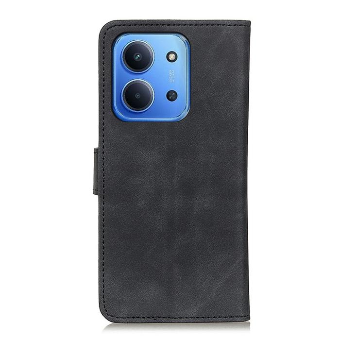 Bild 6, KHAZNEH KHAZNEH Xiaomi Redmi 15C Fodral Retro Läder Svart - Teknikhallen.se