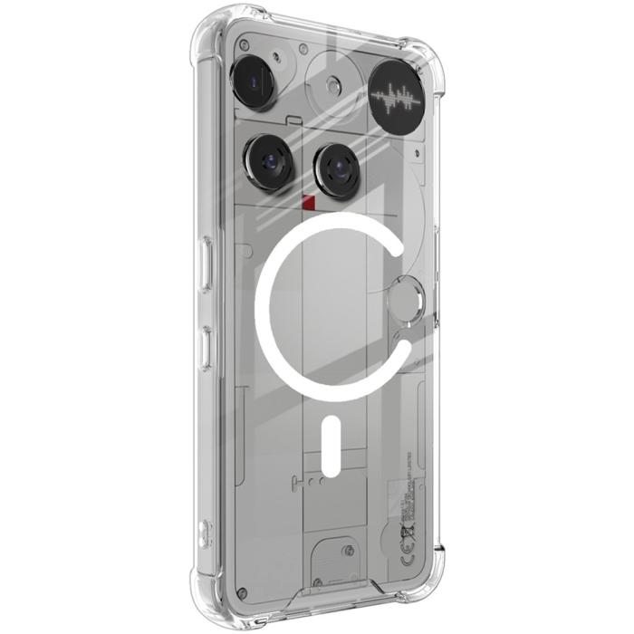 Bild 2, IMAK IMAK Nothing Phone 3 Skal MagSafe Shockproof Transparent - Teknikhallen.se