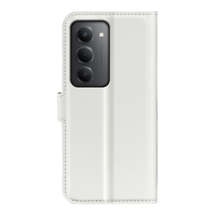 Bild 3,  Xiaomi Redmi 15 Fodral Litchi Läder Vit - Teknikhallen.se