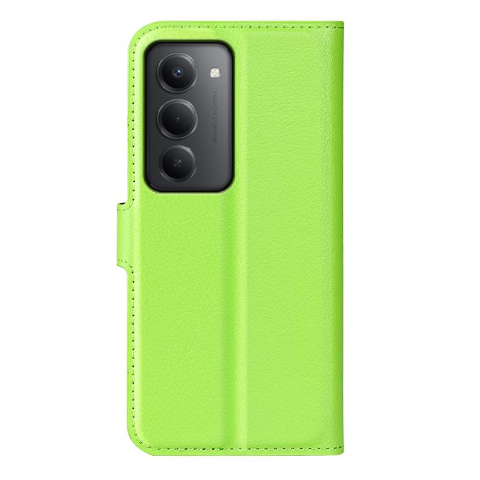 Bild 3,  Xiaomi Redmi 15 Fodral Litchi Läder Grön - Teknikhallen.se
