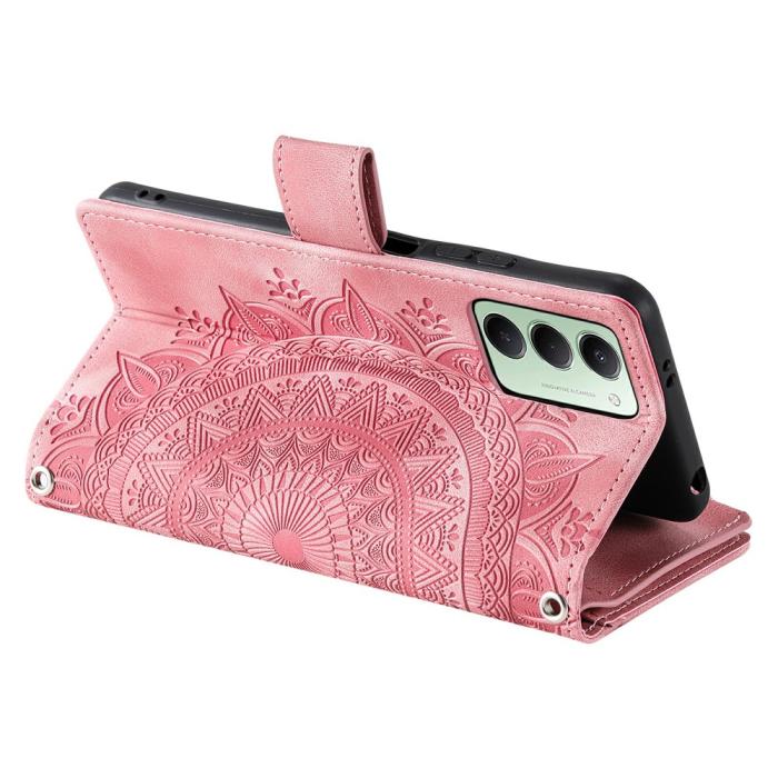 Bild 4,  Xiaomi Redmi 15 Fodral Mandala Läder Roséguld - Teknikhallen.se