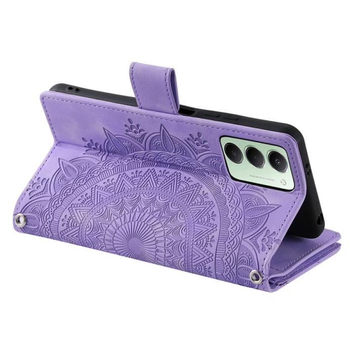 Bild 3,  Xiaomi Redmi 15 Fodral Mandala Läder Lila - Teknikhallen.se